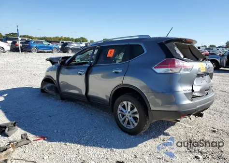 2016 Nissan Rogue S из США, поврежденный, VIN KNMAT2MV9GP646541